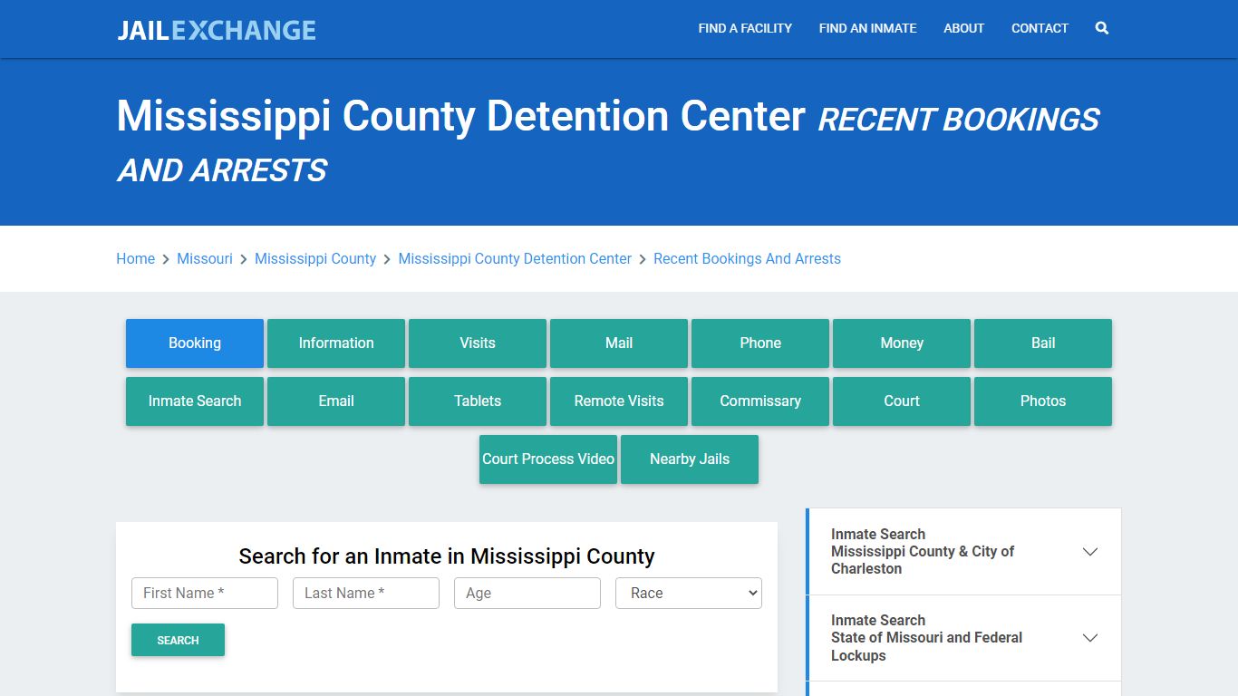 Mississippi County Detention Center Recent Bookings And Arrests